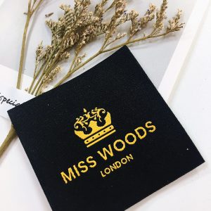Update-2022 Custom logo care luxury garment woven label for clothing wholesale