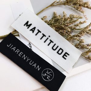 Update-2022 Good products sewing woven neck logo tags for clothing