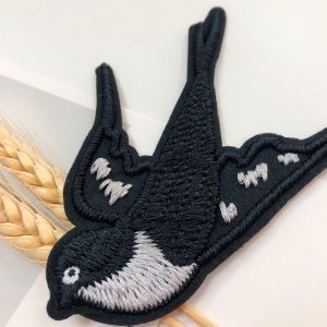 Update-2022 Custom order embroidered patches merrow border patch for clothing