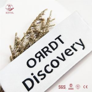 Update-2022 Free sample low price tag logo name woven garment labels for bags