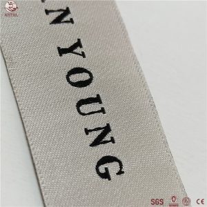 Update-2022 high quality custom printed labels online polyester neck labels for caps