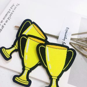 Update-2022 high quality embroidered patches iron on woven patches sewing on clothing