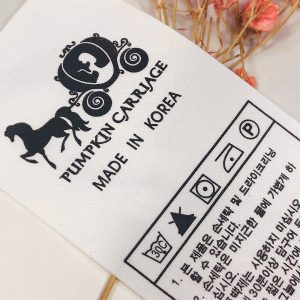 Update-2022 Standard size double sides sewed fabric labels for sew in name tags