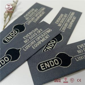 Update-2022 high quality iron on custom labels woven clothing tags for shirts