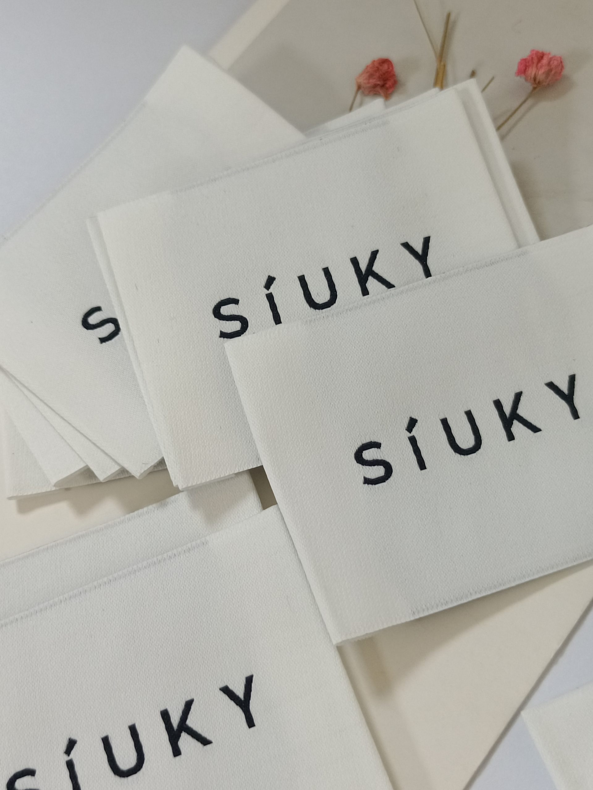 Update-2024 Custom sewing labels personalized woven fabric label for jacket