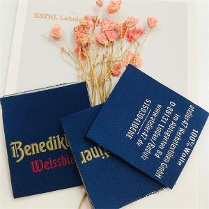 clothing label on how to take care of garment