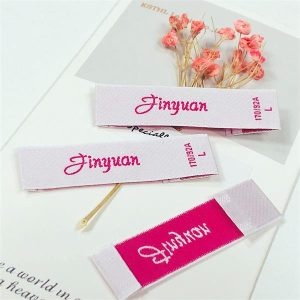 120picks garment label for all-girls custom luxury woven labels for apparel