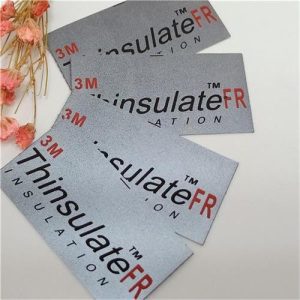 laser cut woven label