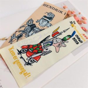 2023 new style top quality wholesale garment label textiles labels for jackets/bags/shoes/dolls