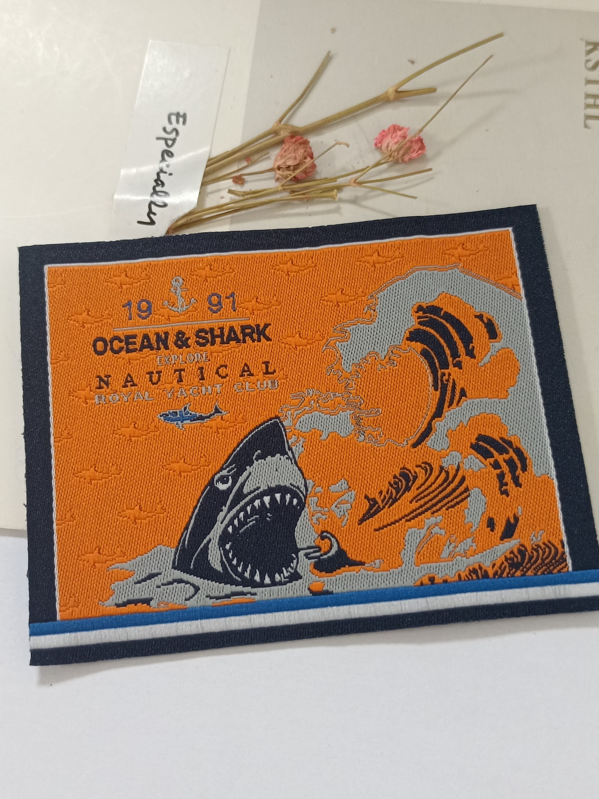 2024 Custom damask quality label for sale /woven labels for tags