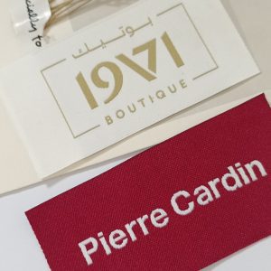 2024 Custom garment tag design logo name woven labels for clothing