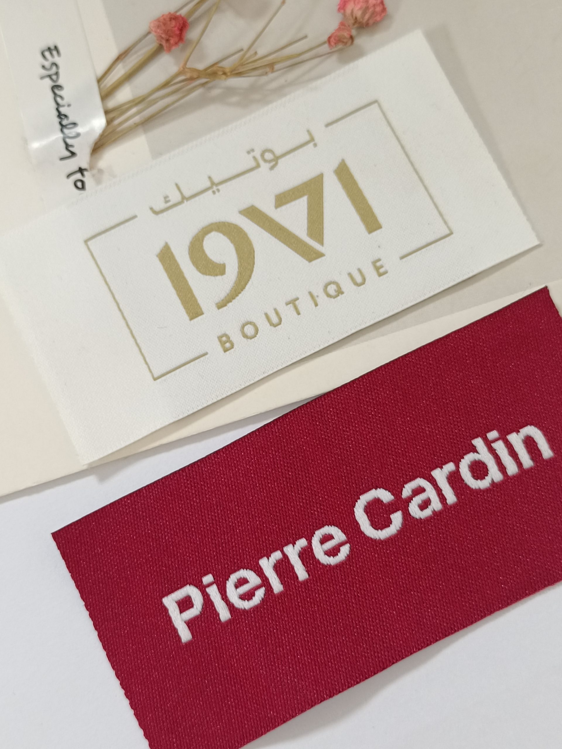 2024 Custom garment tag design logo name woven labels for clothing - Image 5