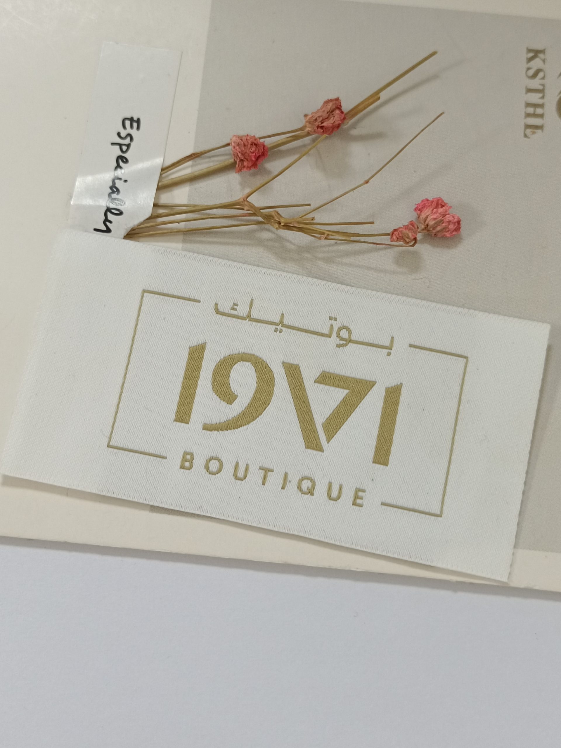 2024 Custom garment tag design logo name woven labels for clothing - Image 3