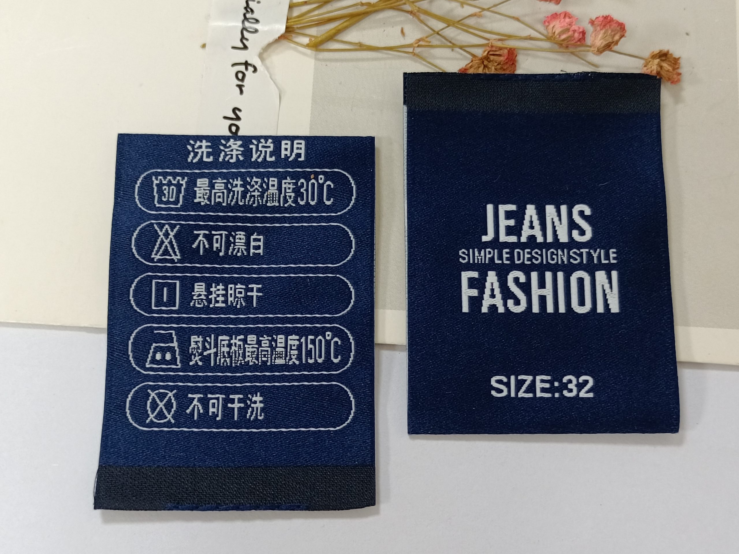 2024 KSTHL custom made clothes woven tag clothing label for shirts