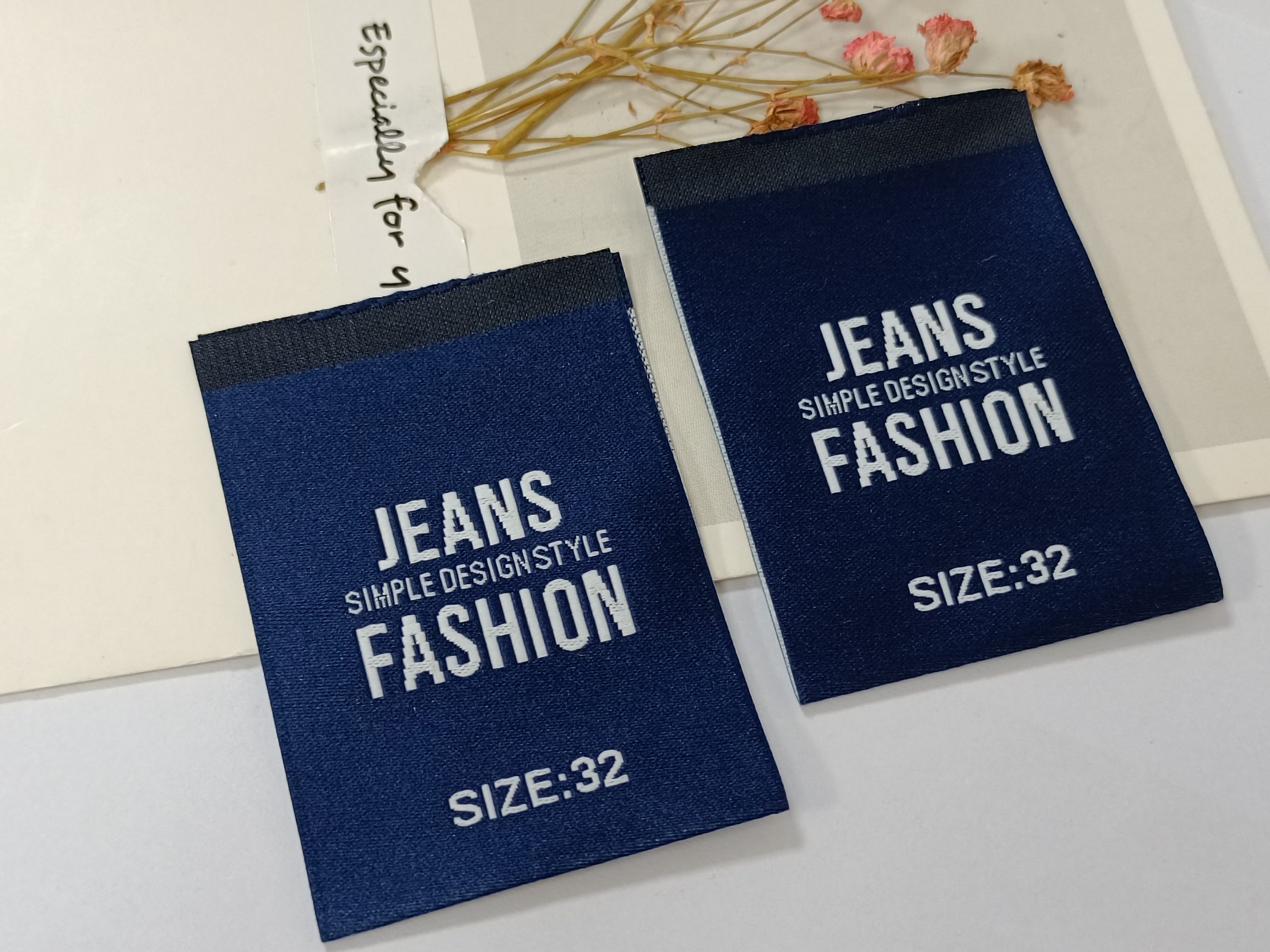 2024 KSTHL custom made clothes woven tag clothing label for shirts - Image 3