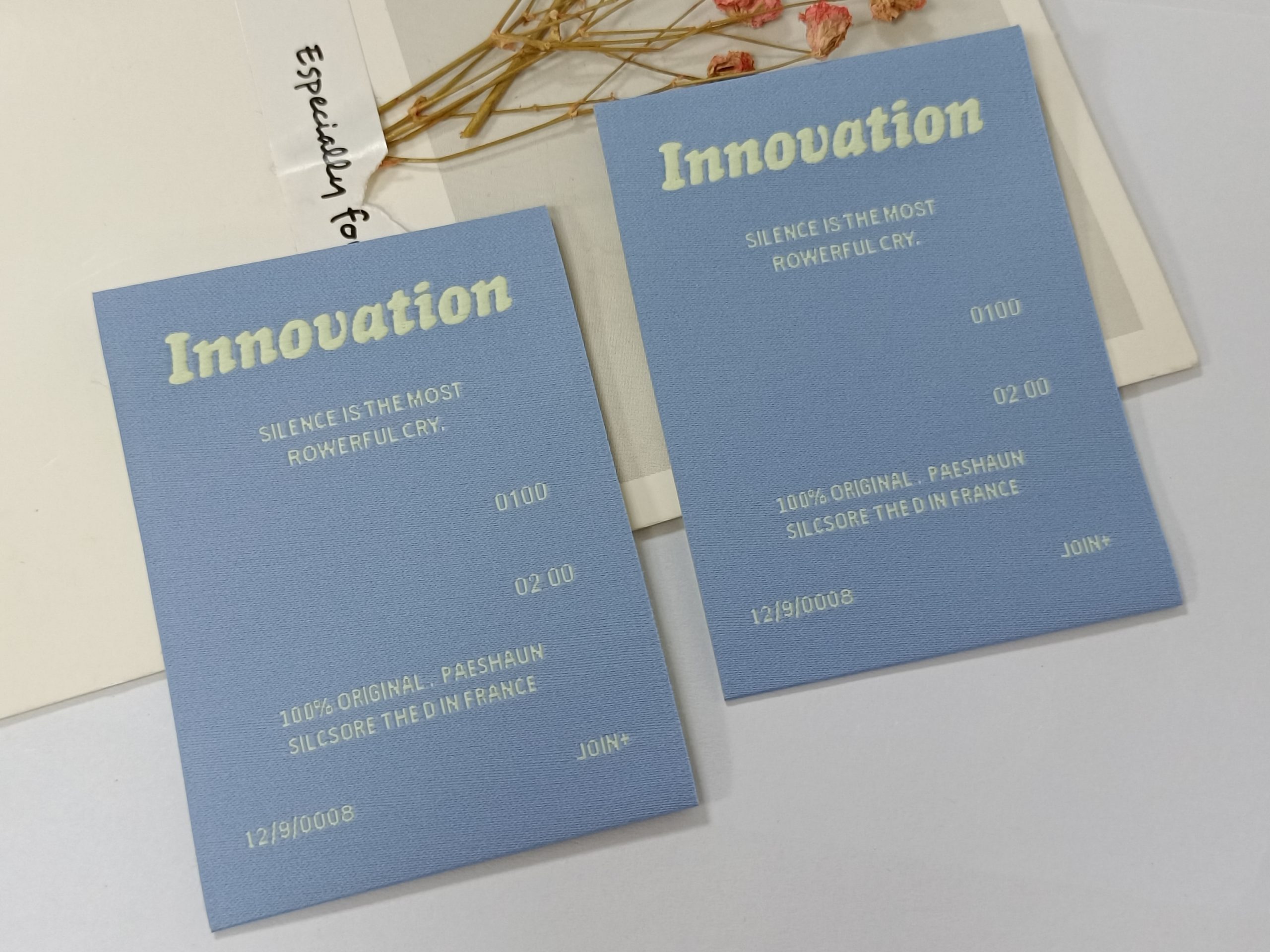 Update-2024 Custom new fall label for bags woven clothing - Image 3
