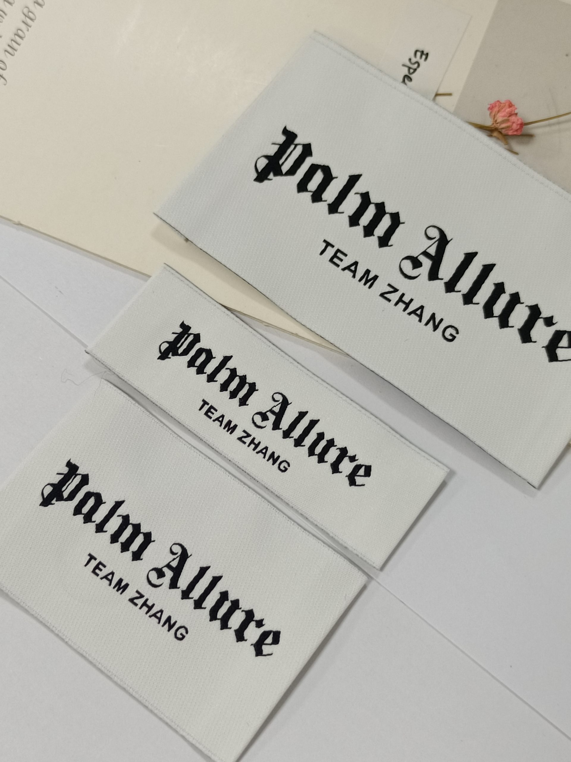 Update--2024 Wholesales 100% polyester woven main labels garment accessory clothing tags - Image 4