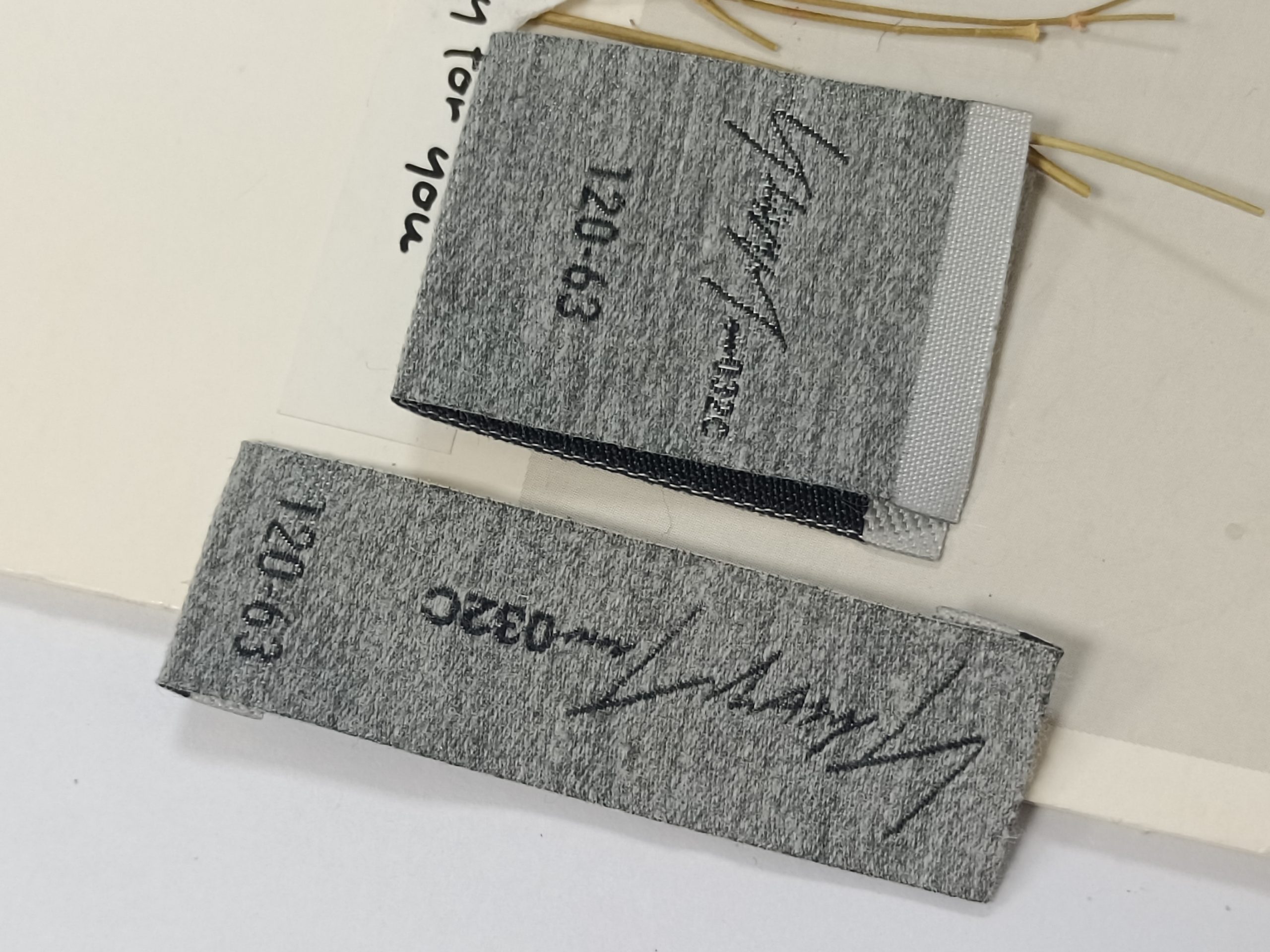 Garment woven clothing label clothes tags for garment summer fashion T-shirt women/men clothing - Image 2