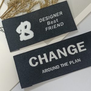 Update–2025 Custom woven tags cheap clothing labels for clothing/ polyester woven labels /woven label /garment label