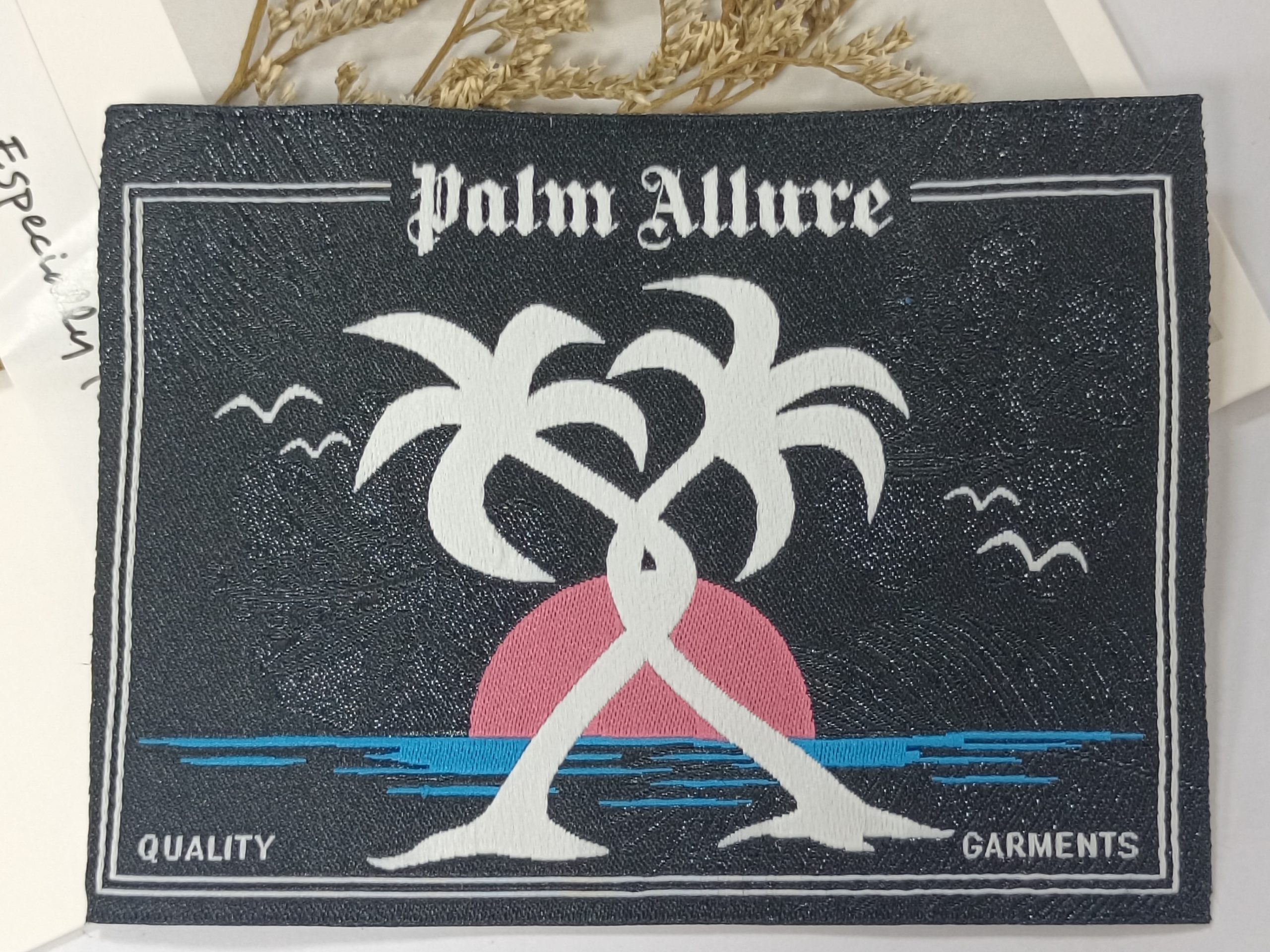 Customized woven labels new designs polyester fabric tags for clothing - Image 4